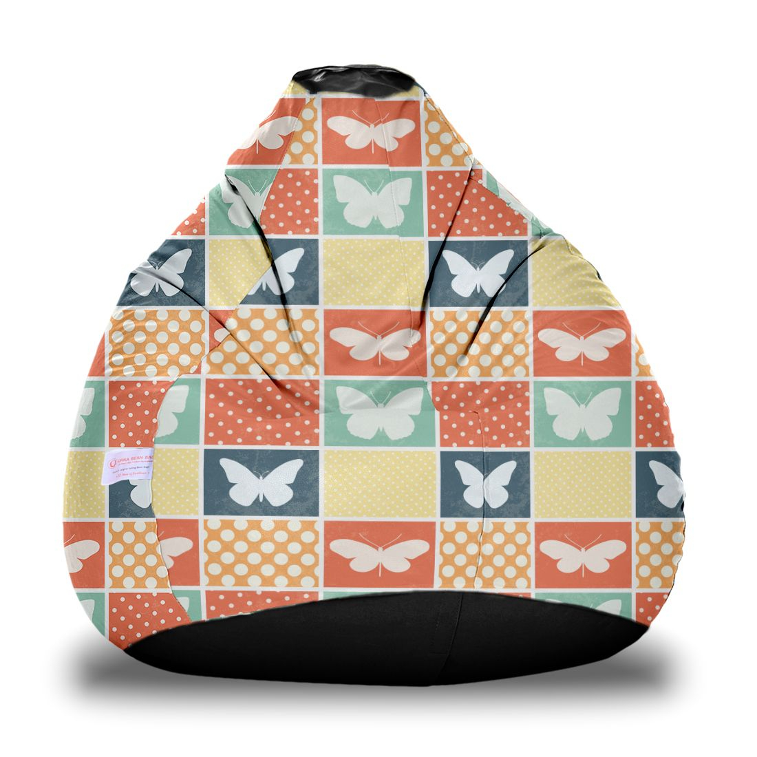 Orka Kids Digital Printed Filled Bean Bag With Beans (D3)